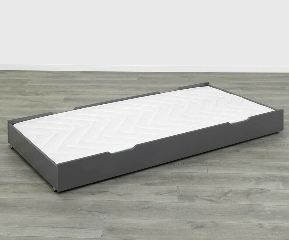 Tiroir de Lit Eco-Bio Gris anthracite avec Matelas en option