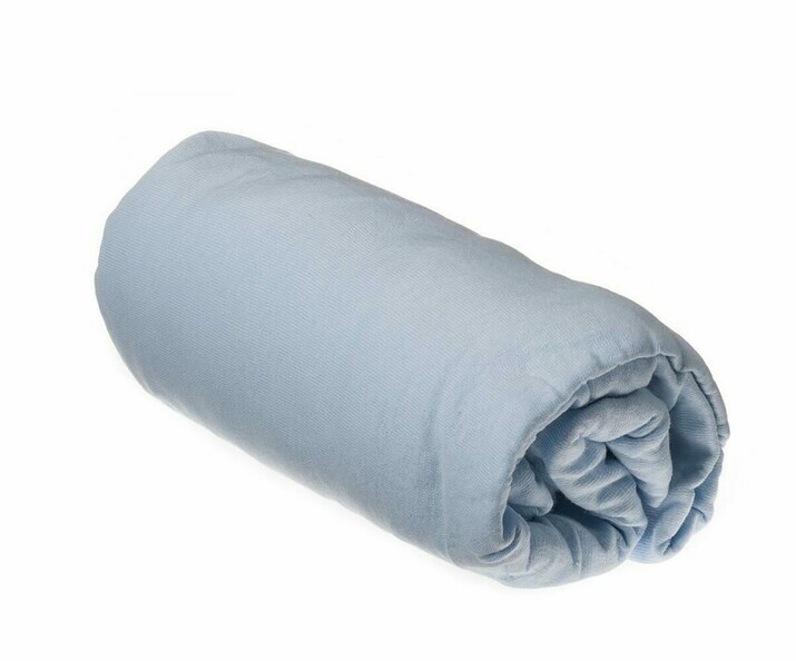 Drap-Housse Jersey Bleu pour Lit Bb 