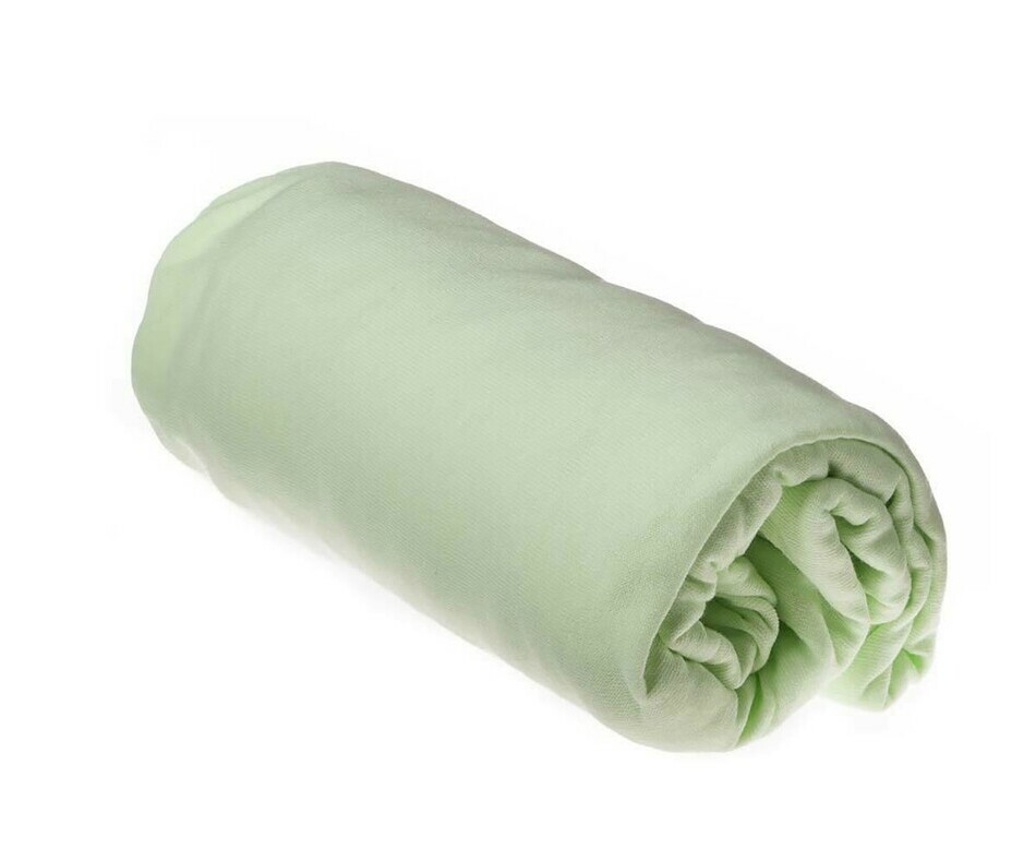 Drap-Housse Jersey Vert pour Lit Bb