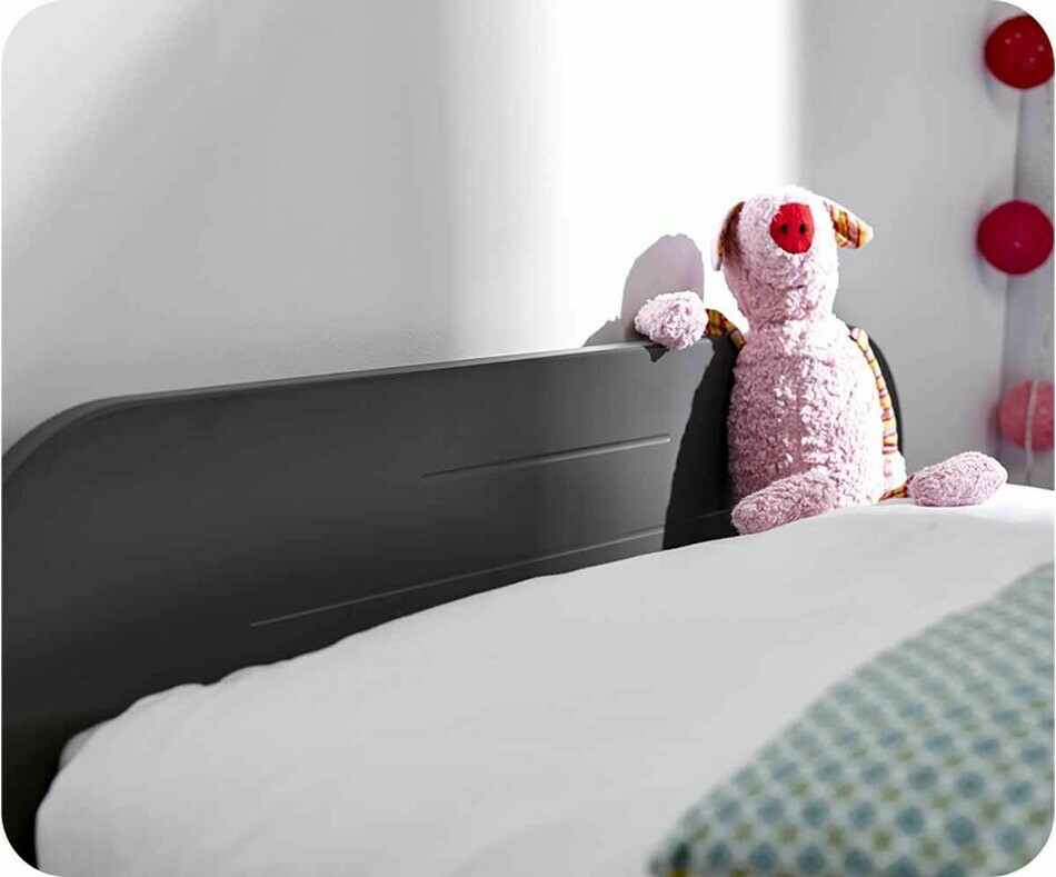 Tête de lit Twist gris anthracite Tête de lit Twist gris anthracite