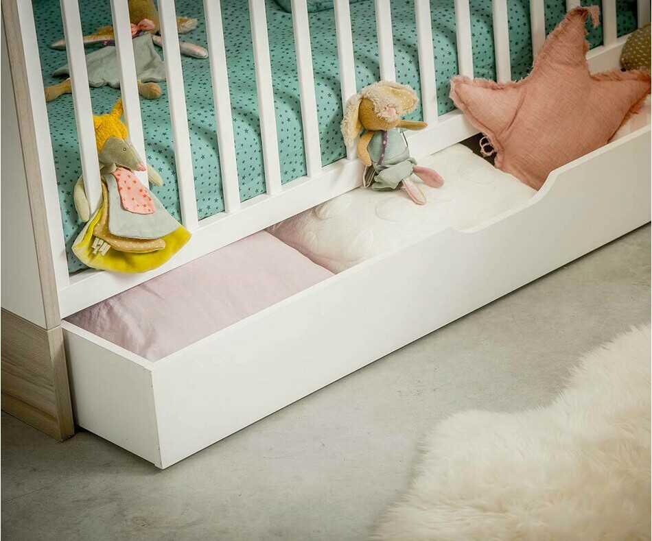 Tiroir de Lit Bb Plume Blanc