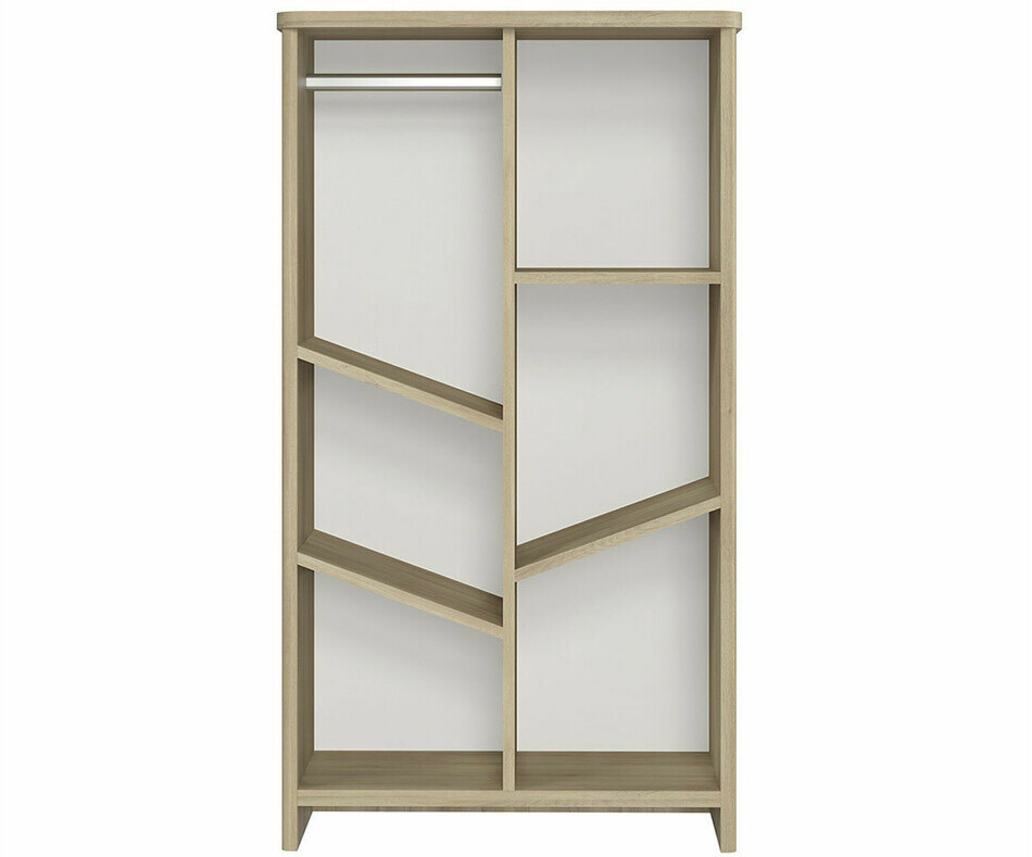 Grande bibliothque bb Lili bois et blanc