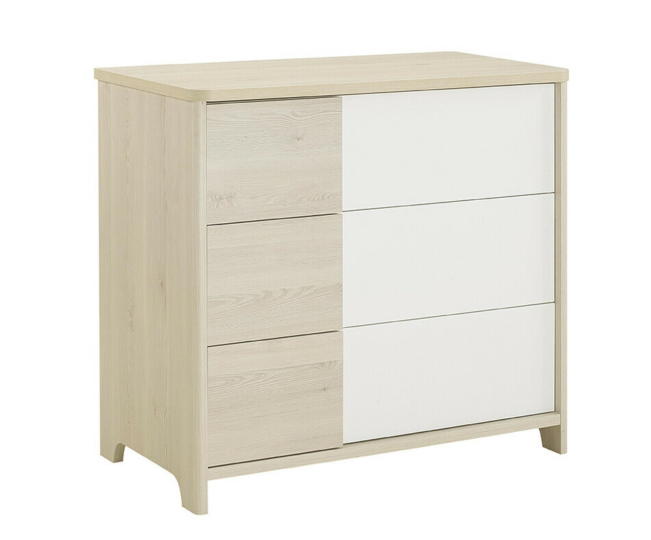 Commode bb Lili bois et blanche 