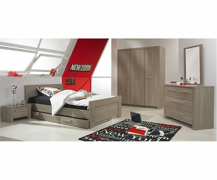Chambre enfant Auckland avec armoire 3 portes