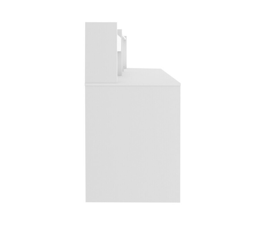 Côté du bureau Iléo enfant avec rangements blanc Côté du bureau Iléo enfant avec rangements blanc