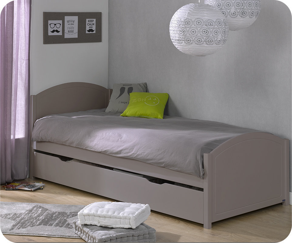 Lit Ado Gigogne Pacôme Lin 90x200 cm