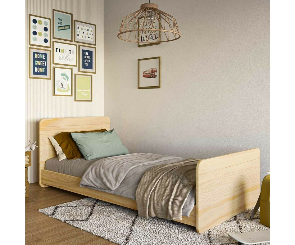 Lit Enfant Willow Bois avec Sommier et Matelas