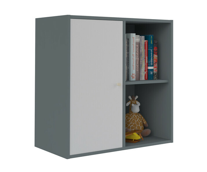 meuble de rangements moov 4 cases gris anthracite