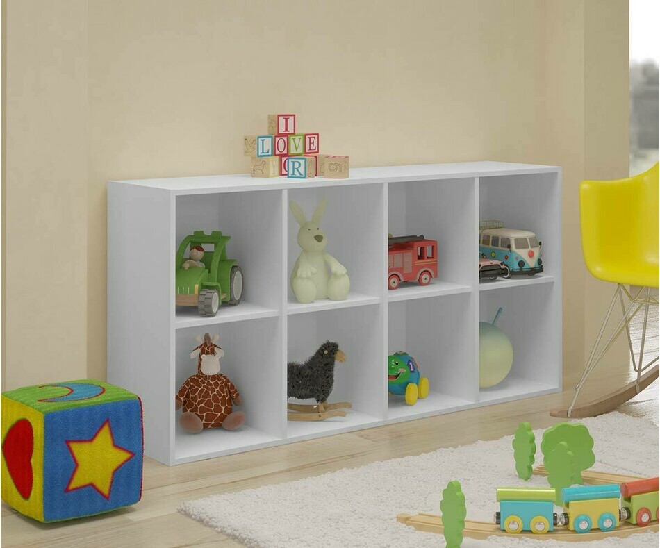 Meuble de Rangements Moov 8 Cases Blanches