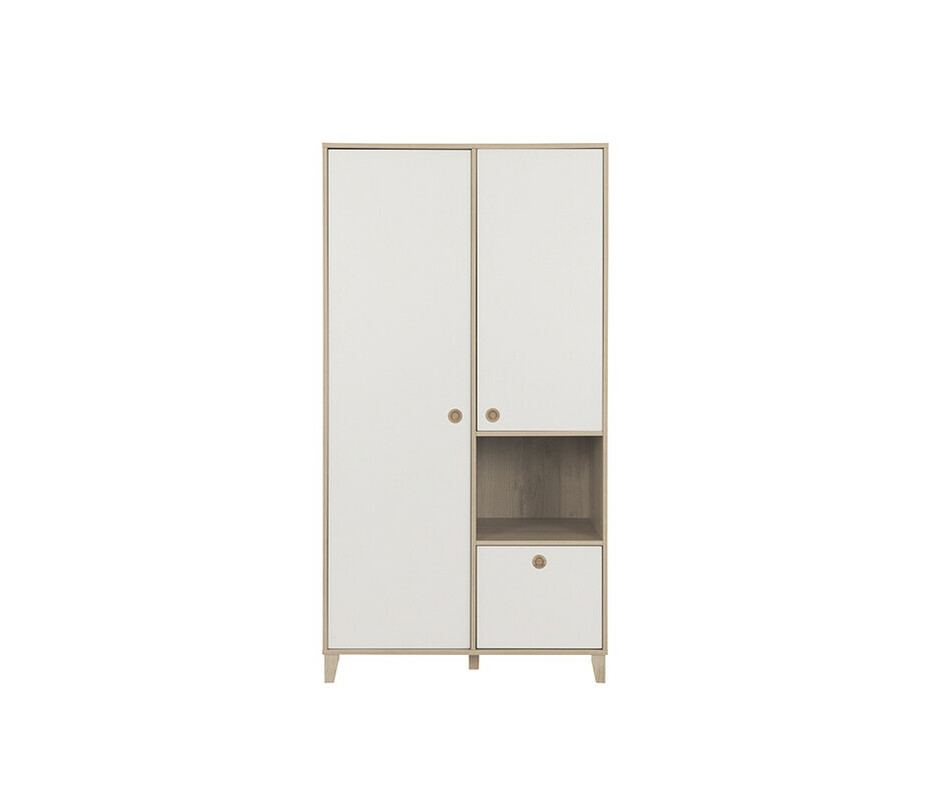 Armoire Bb Perle avec 1 Tiroir Blanc