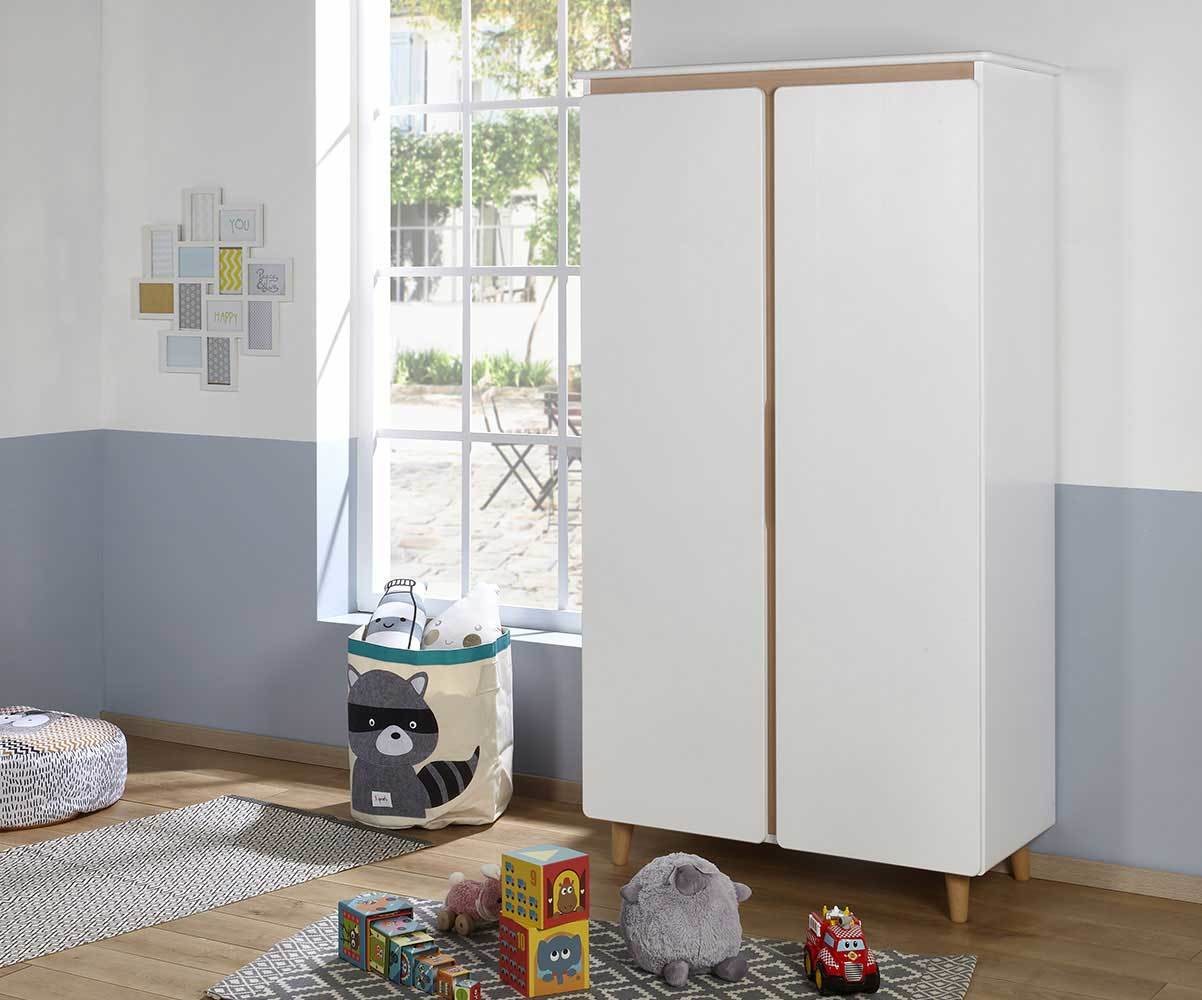 Armoire enfant Willow grande capacité de rangement. Bois Massif