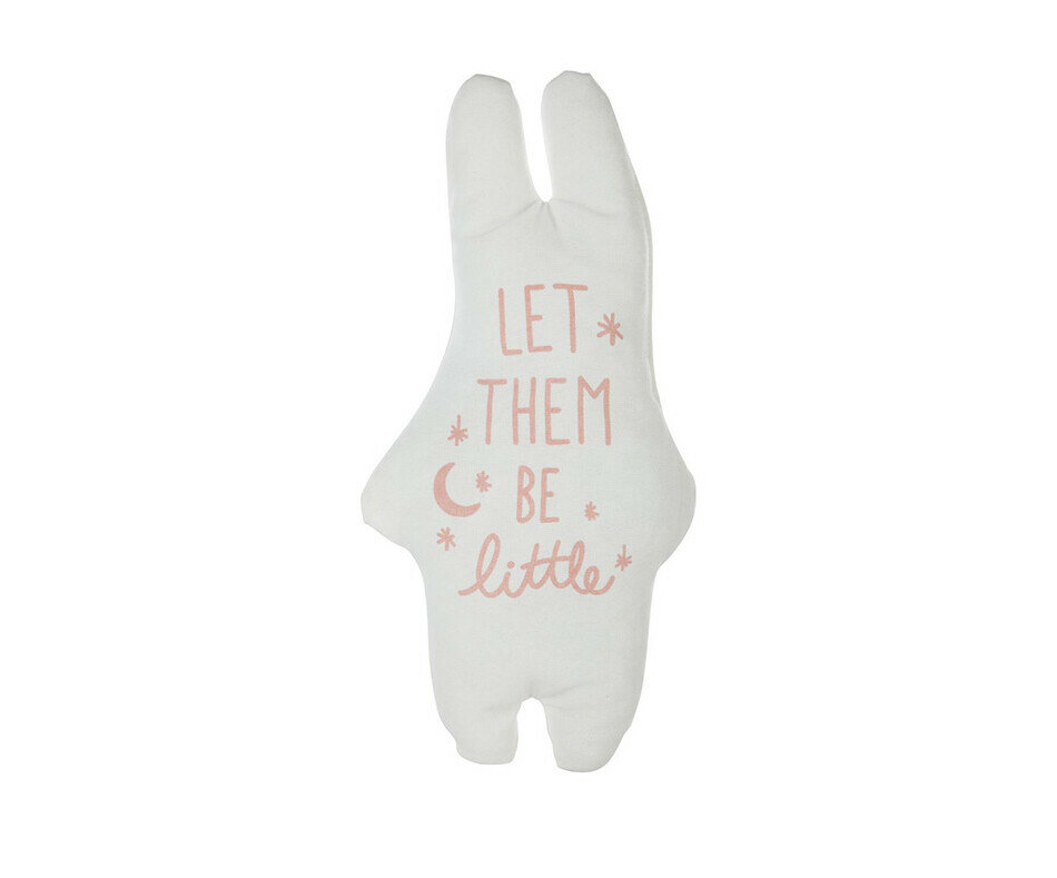 Derrire du Coussin enfant Doudou Lapin Rose