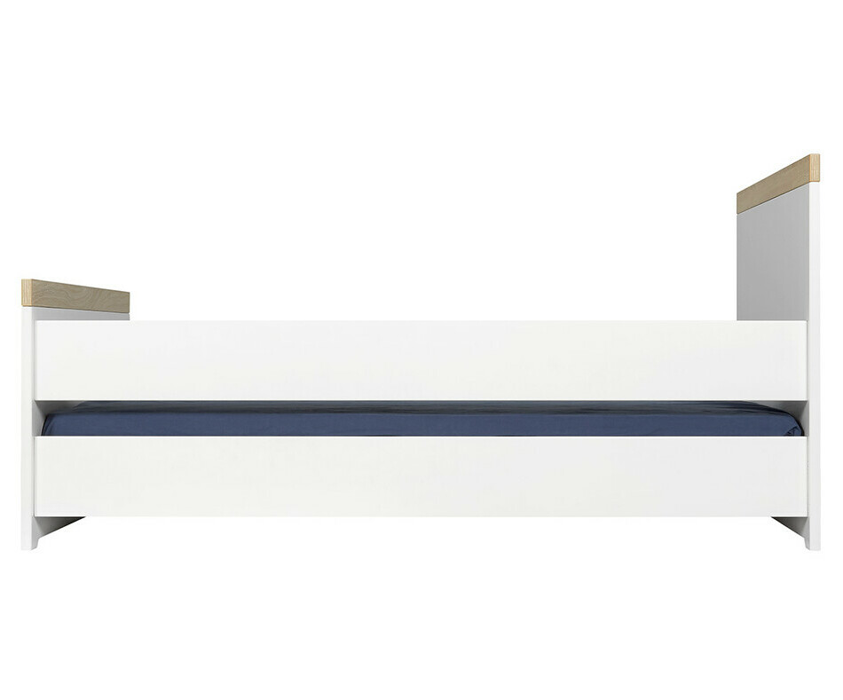 Lit volutif Japur couchage bas avec barrire de lit