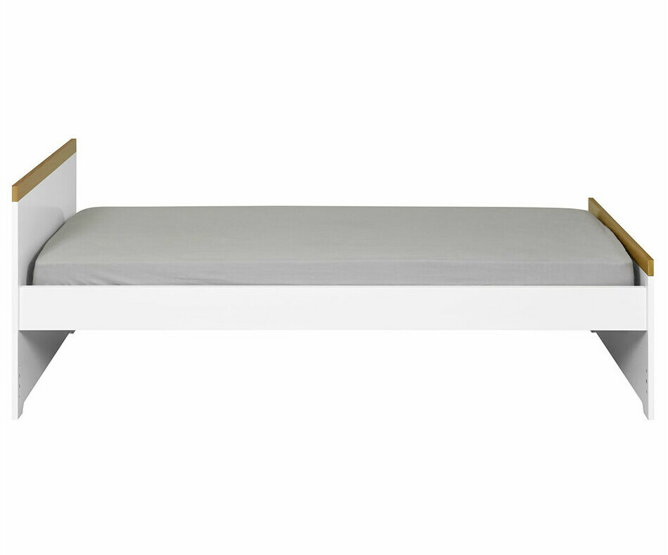 Lit enfant Jaipur avec sommier et matelas vue de côté Lit enfant Jaipur avec sommier et matelas vue de côté