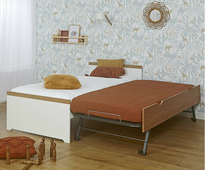 Lit enfant gigogne Jaipur dpli avec matelas