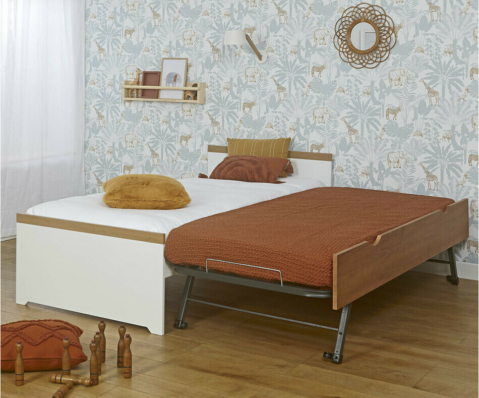 Lit enfant gigogne Jaipur dpli avec matelas