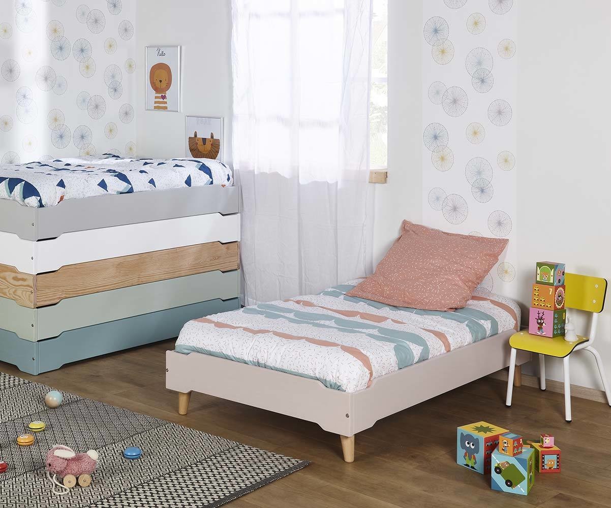 Oreiller Enfant évolutif Dilamababy - Hauteur Réglable 40x60cm Hypoallergénique Oeko-Tex