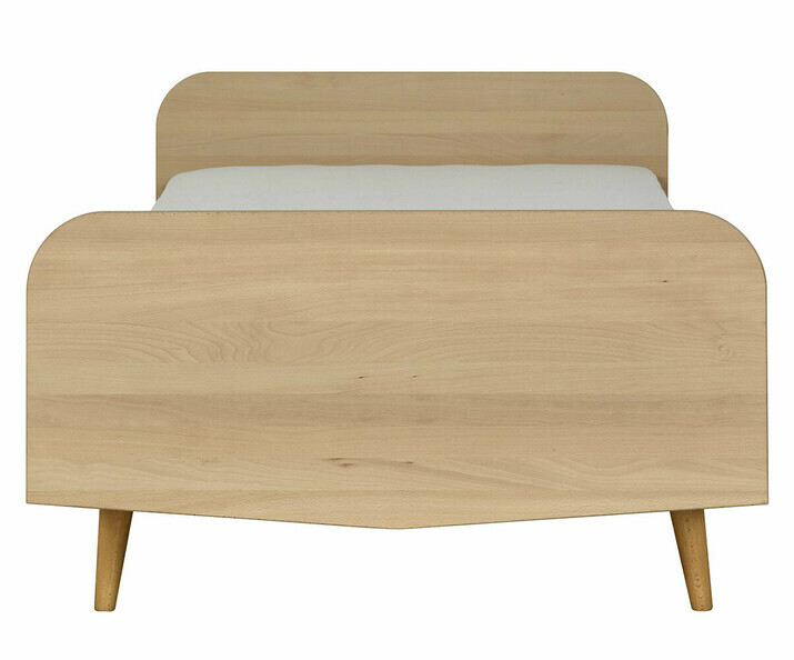 Lit banquette Eden enfant en bois de htre massif avec matelas