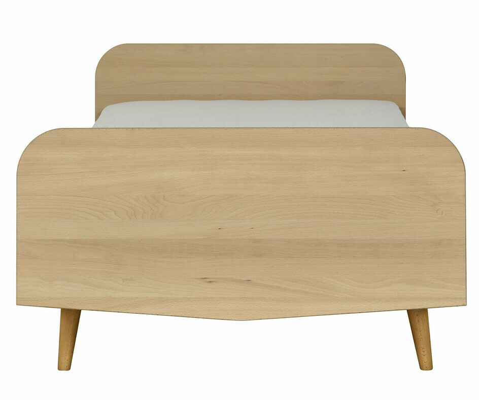 Lit banquette Eden enfant en bois de htre massif avec matelas