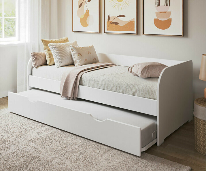 Pack Lit Gigogne ado Bali Blanc