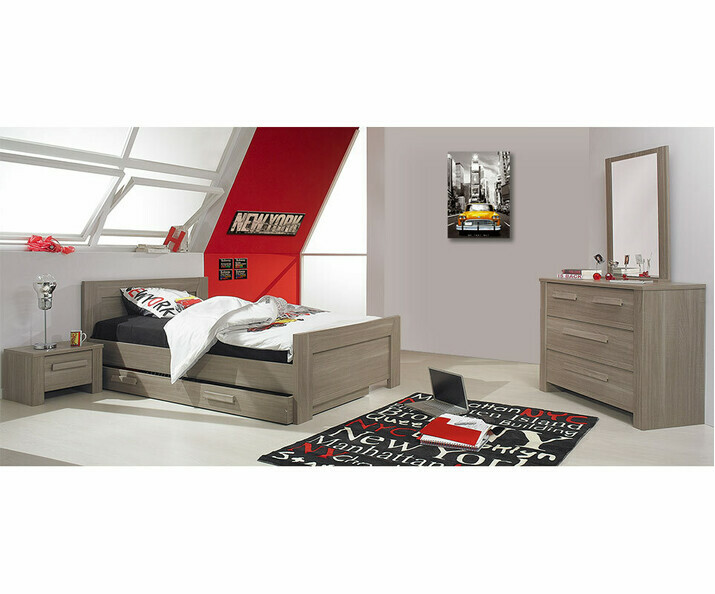 Chambre ado Auckland avec commode 
