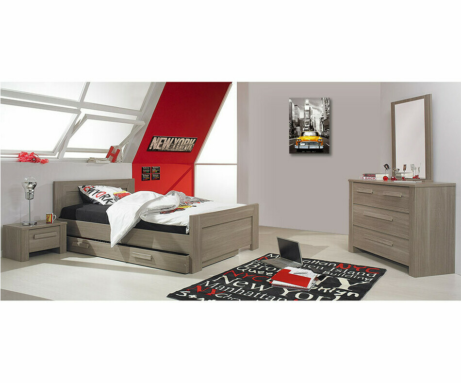 Chambre ado Auckland avec commode 