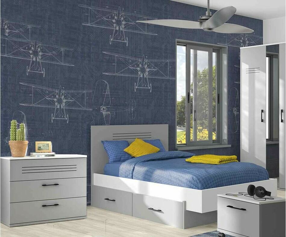 Chambre enfant 4 meubles - Ezio