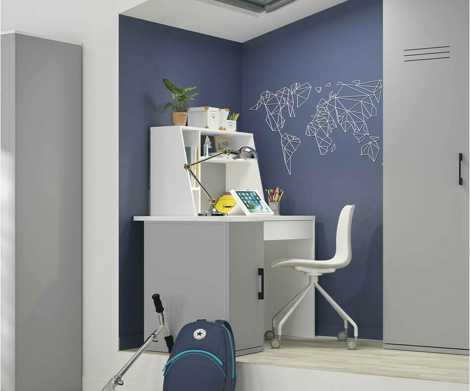 Bureau ado avec rangement - Ezio