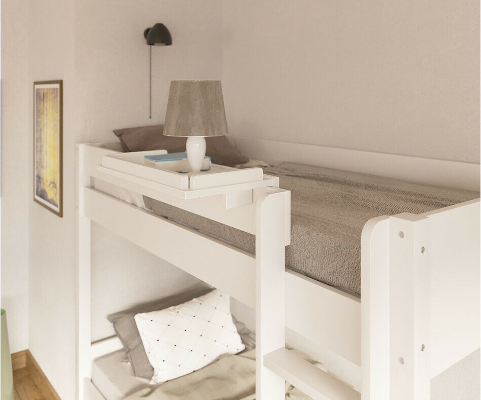 Tablette Gana XL - en bois blanc Tablette Gana XL - en bois blanc