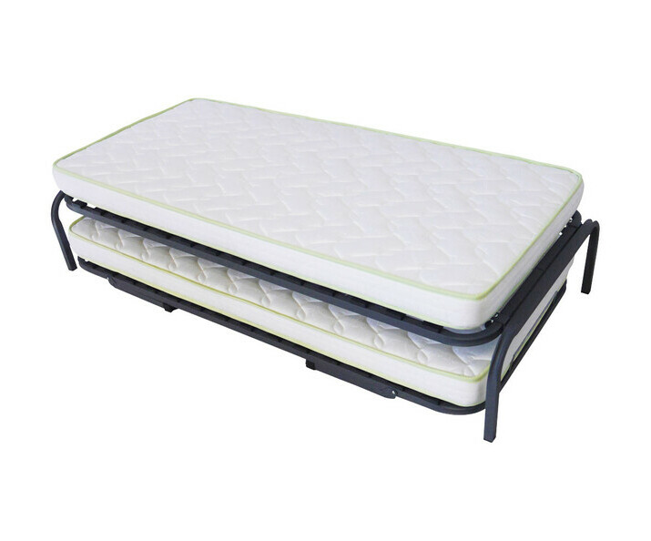 Ensemble 2 couchages gain de place avec matelas en option