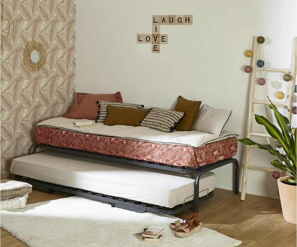 Lits d'appoints gain de place avec matelas inclus