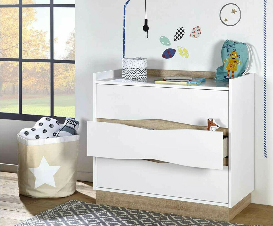 Commode ado Japur avec tiroir ouvert