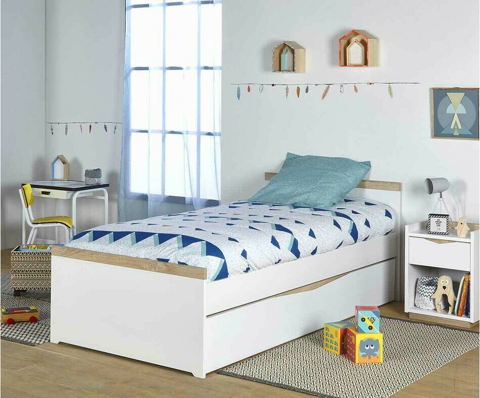 Lit ado gigogne Japur couchage haut