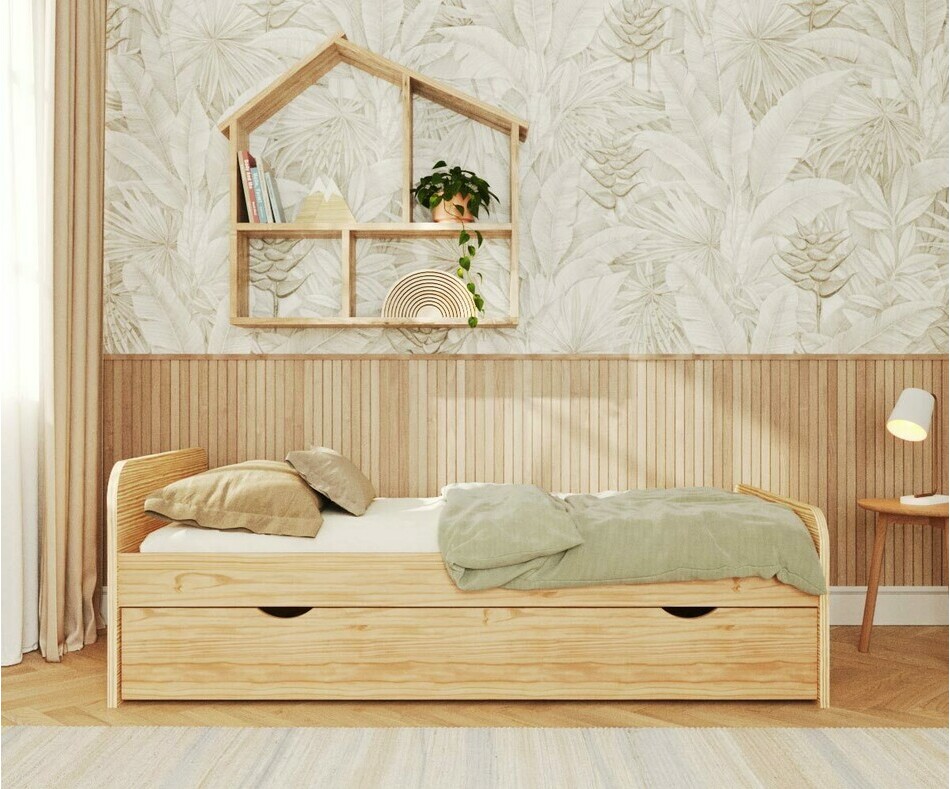 Lit enfant Twist bois naturel