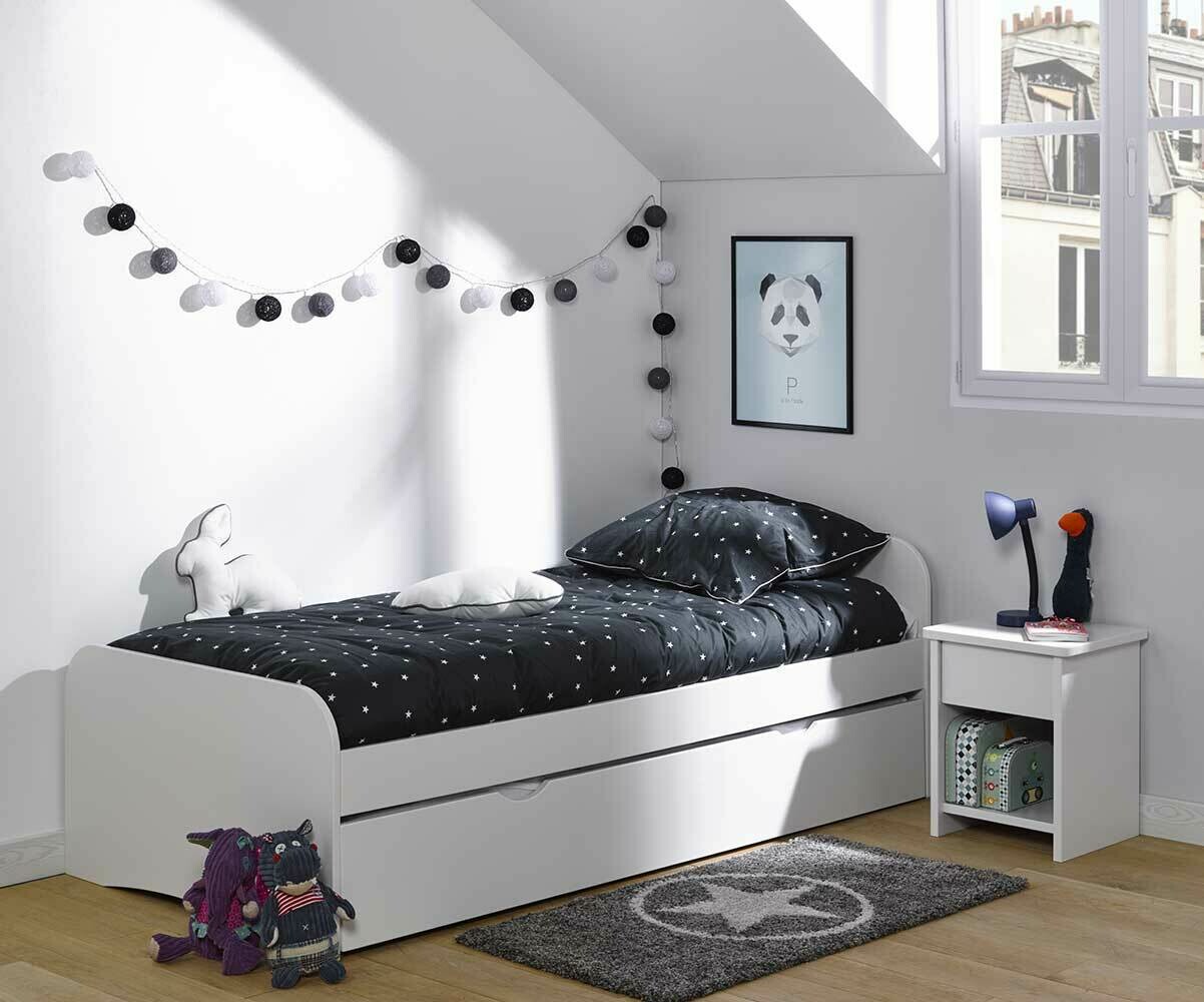 Lit enfant avec sommier et tiroir - Twist