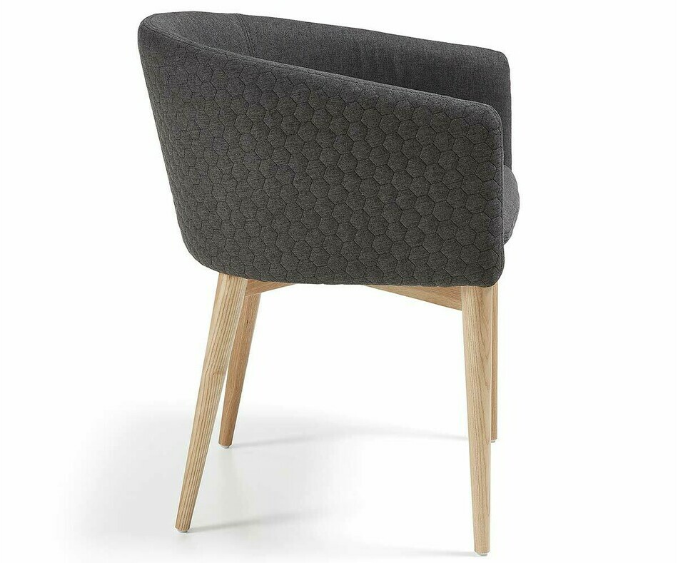 Fauteuil - Waki tissus et bois