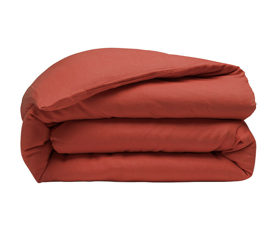 Housse de couette adulte Aya paprika Housse de couette adulte Aya paprika