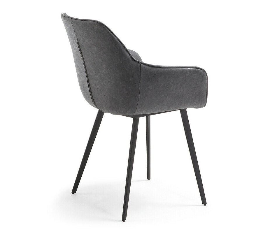 Fauteuil Paxi gris pitement mtal