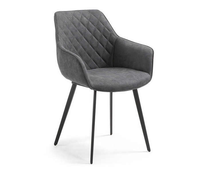 Fauteuil Paxi coloris gris anthracite