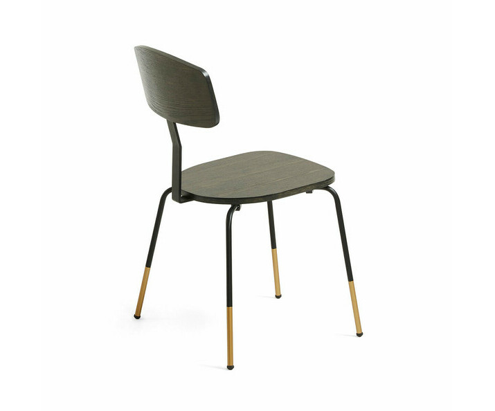 Chaise Oxford avec pitement en mtal