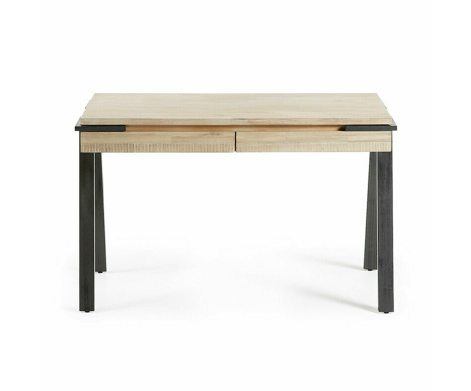 Bureau adulte Kayes en bois massif et mtal