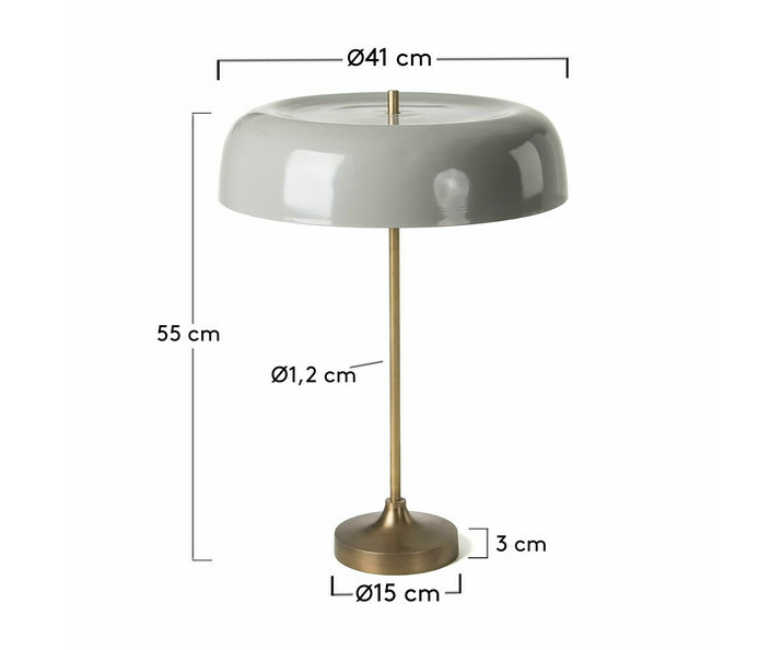 Dimensions lampe Tempa