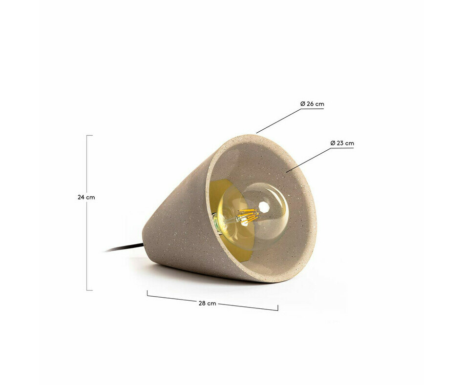 Dimensions lampe Togo