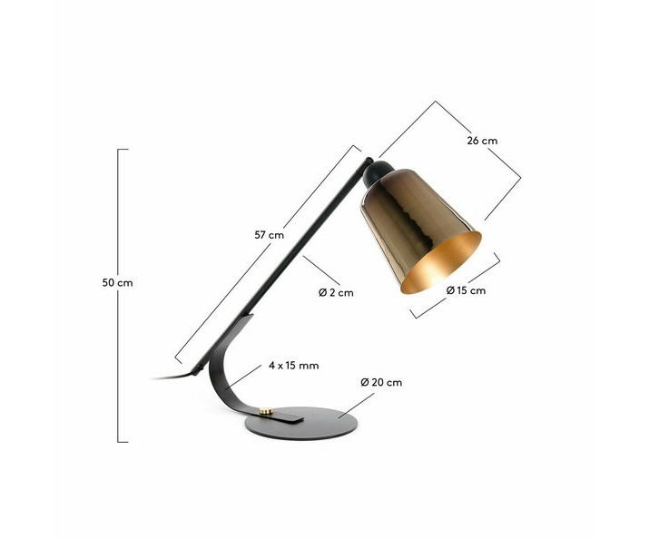 Dimensions lampe Tempo