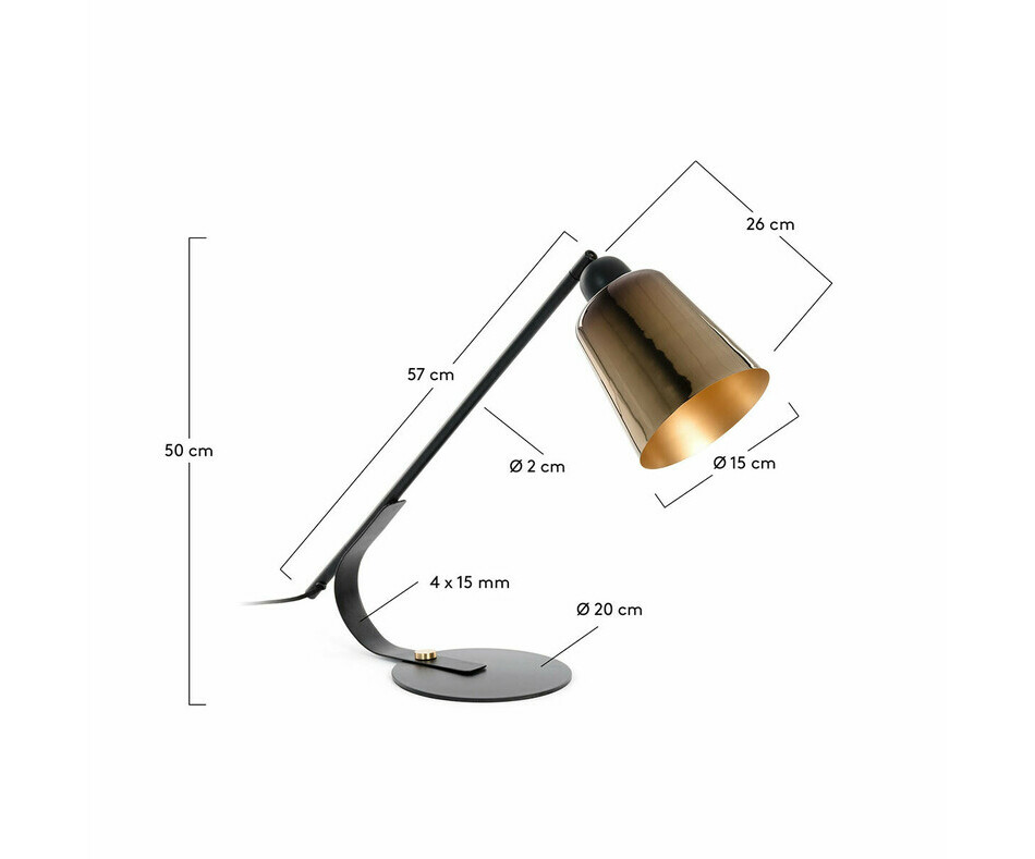 Dimensions lampe Tempo