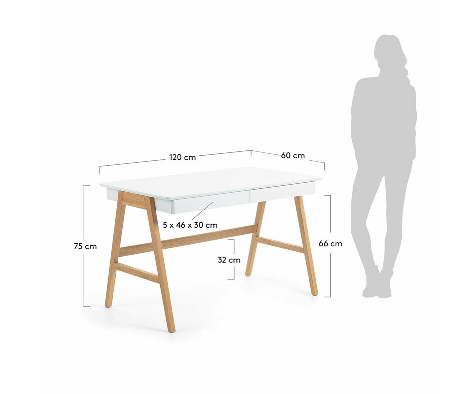 Dimensions bureau enfant Vivo