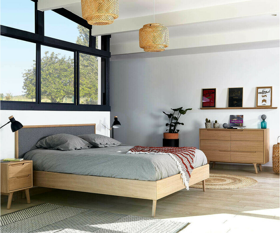 Chambre ado scandinave en bois