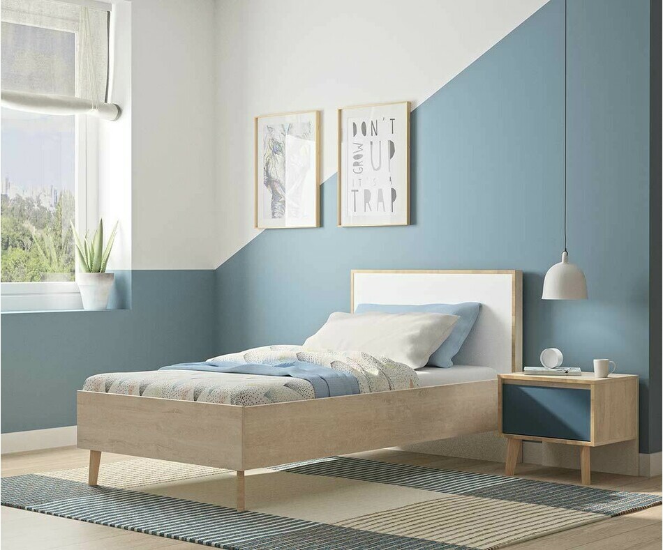 Lit enfant avec sommier et matelas - Pearl