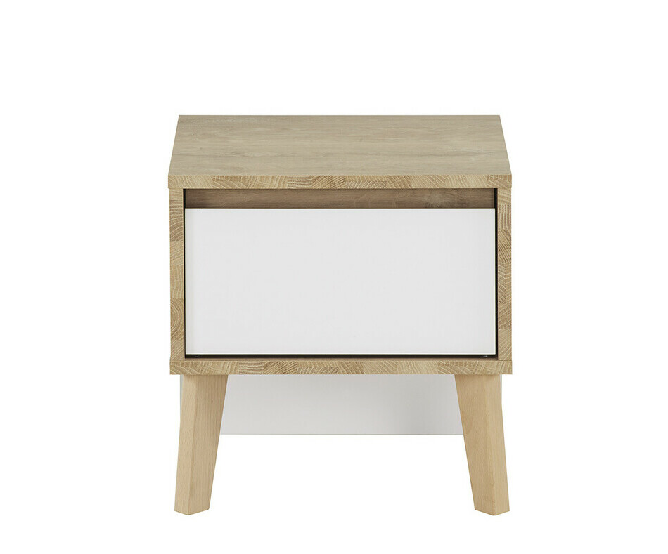 Chevet style scandinave blanc et bois