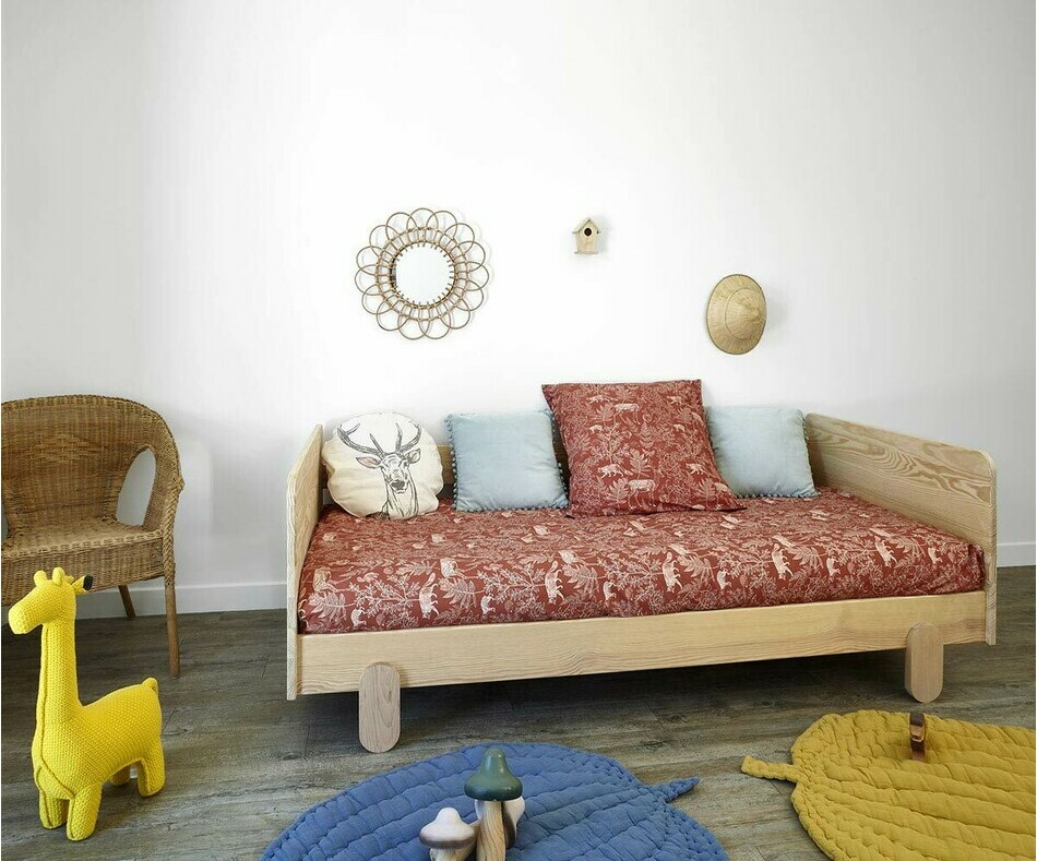 Lit enfant en bois naturel
